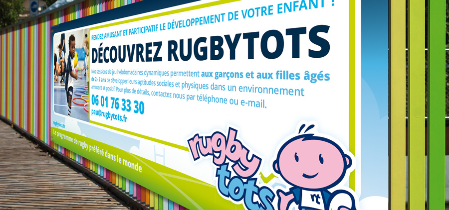 Bannière marketing Rugbytots